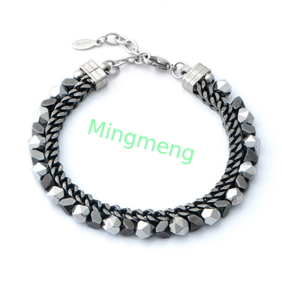 Pièces biliaires en acier inoxydable bijoux de mode, design haut de gamme, bracelet en titane en acier explosif personnalisé pour hommes