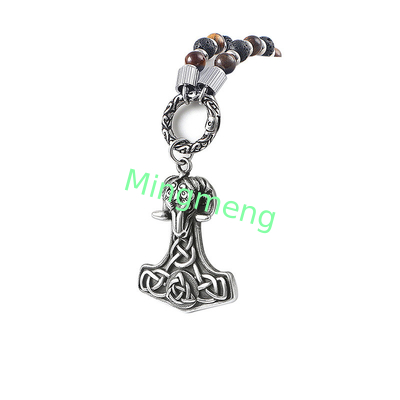 Halloween Punk Ram Casting Mode Pendentif Tendance Collier explosif à perles Collier accrocheur Tag Boyfriend Style