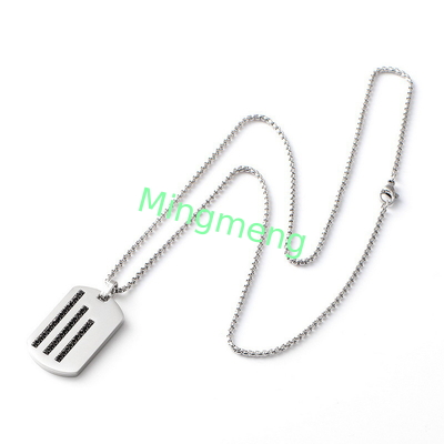 Des accessoires personnalisés, à la mode, simples, un pendentif haut de gamme en acier inoxydable, un collier pour homme, des accessoires romantiques, à la mode, créatifs