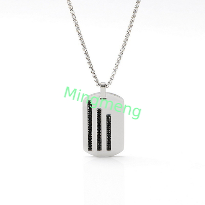 Des accessoires personnalisés, à la mode, simples, un pendentif haut de gamme en acier inoxydable, un collier pour homme, des accessoires romantiques, à la mode, créatifs