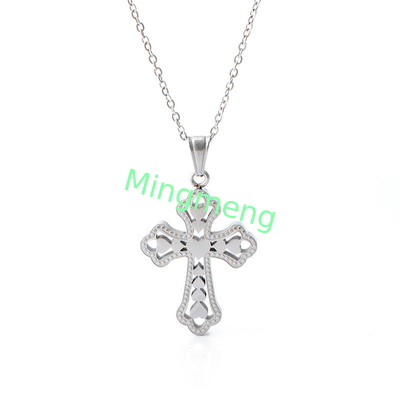 Collier en acier inoxydable de mode pour femmes Collier en acier titane