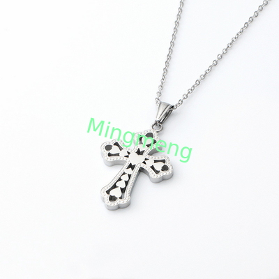 Collier en acier inoxydable de mode pour femmes Collier en acier titane