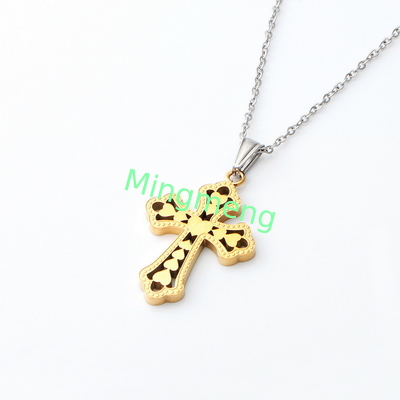 Collier en acier inoxydable de mode pour femmes Collier en acier titane
