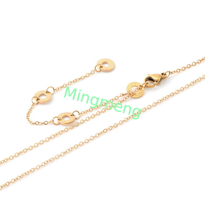 Collier en acier inoxydable doré, luxe léger, collier de clavicule haut de gamme, tempérament, design haut de gamme pour femmes, chaîne de clavicule, nouveau style