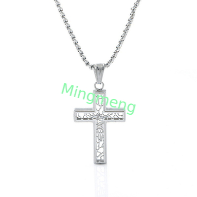 Nouveau collier en croix creuse pour homme, accessoires à la mode, simples et exquis en gros