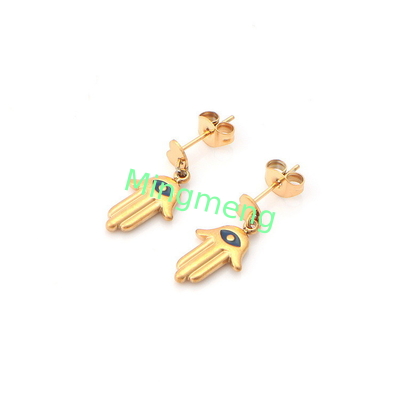 Des boucles d'oreilles de luxe légères de haute qualité avec un tempérament et un design haut de gamme, des boucles d'oreilles de femme en acier inoxydable nouveau style