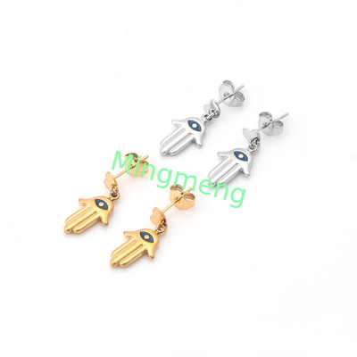 Des boucles d'oreilles de luxe légères de haute qualité avec un tempérament et un design haut de gamme, des boucles d'oreilles de femme en acier inoxydable nouveau style