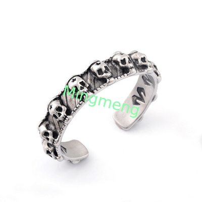 Bracelet à crâne rétro pour homme, design de niche, bracelet à la mode et à la mode pour homme