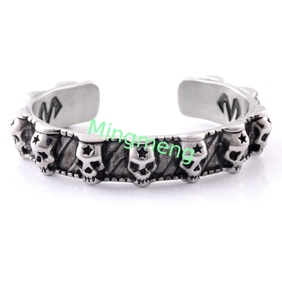 Bracelet à crâne rétro pour homme, design de niche, bracelet à la mode et à la mode pour homme