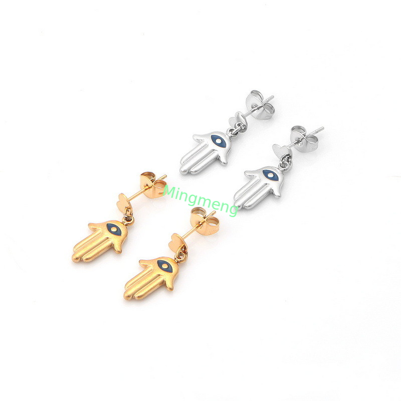 Des boucles d'oreilles de luxe légères de haute qualité avec un tempérament et un design haut de gamme, des boucles d'oreilles de femme en acier inoxydable nouveau style